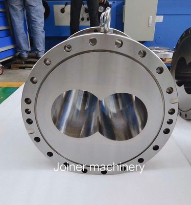 খাদ্য ফিড শিল্পের জন্য টেকসই পরিধান প্রতিরোধের টুইন স্ক্রু এক্সট্রুডার ব্যারেল সিলিন্ডার