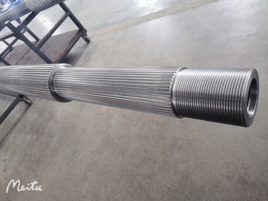 40CrNiMoA Extruder Shafts With Cooling System for Puffed Food,PetFood use 40CrNiMoA এক্সট্রুডার শ্যাফ্টগুলি ফুড ফুড ব্যবহারের জন্য শীতল সিস্টেমের সাথে