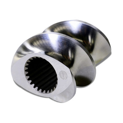 ইকো বন্ধুত্বপূর্ণ উপকরণ টুইন স্ক্রু এক্সট্রুডার অংশ TEX65 স্ক্রু ভাল machinability