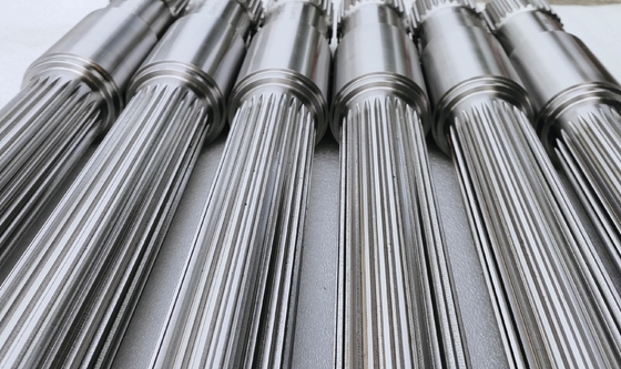 টুইন স্ক্রু এক্সট্রুডার উপাদান টেকসই উচ্চ টর্ক শক্তি খাদ