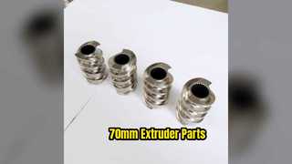 70mm টুইন স্ক্রু এক্সট্রুডার উপাদান উচ্চ পরিধান প্রতিরোধের