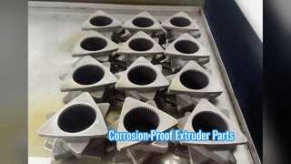 টুইন স্ক্রু এক্সট্রুডার অংশ উচ্চ জারা প্রতিরোধের