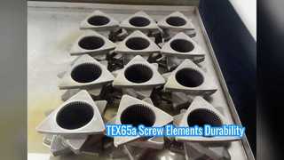 TEX65a টুইন স্ক্রু এক্সট্রুডার স্ক্রু উপাদান